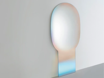 SHIMMER - Freestanding wall-mounted mirror by Glas Italia - view 2